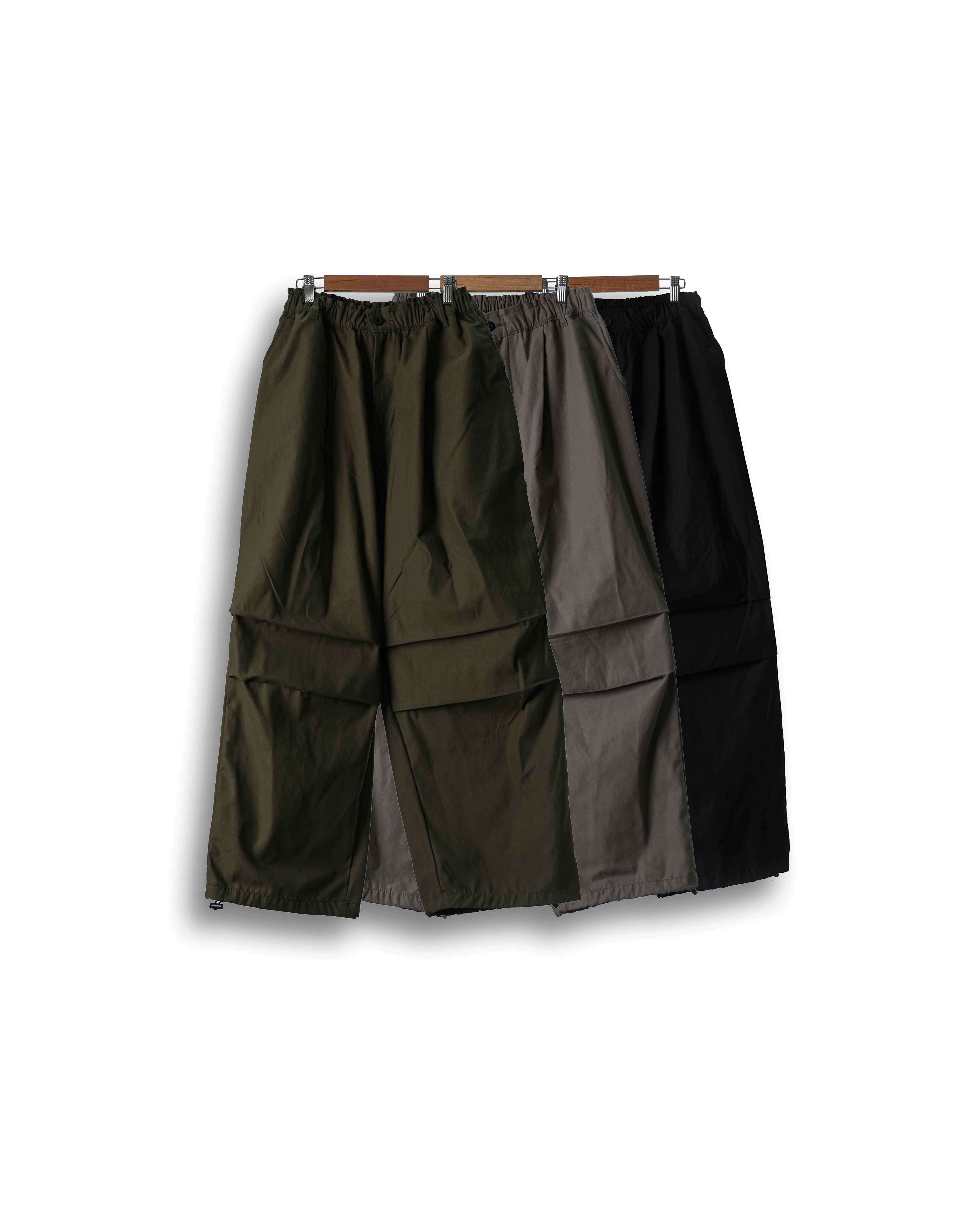 WAOT Bulky Cotton Parachute Pants (Black/Khaki/Gray)